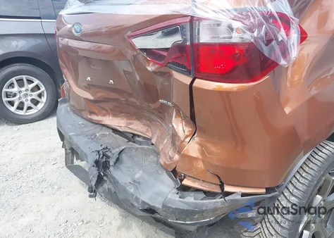 2018 Ford Ecosport Ses from USA, damaged, VIN MAJ6P1CL6JC160732